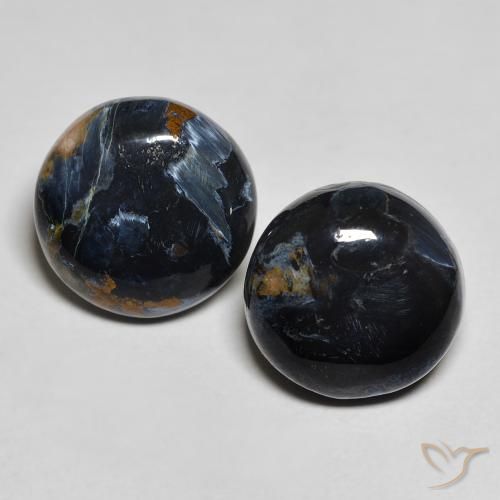 11.10ctw Naturale Multicolore Pietersite, Rotondo, Opaco