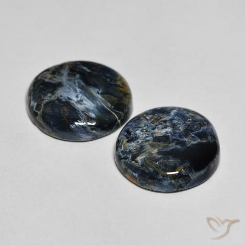 Gemme di Pietersite Multicolore naturale da 6.91 ct, Rotondo, Opaco