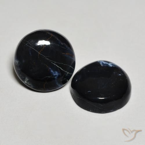 Gemme di Pietersite Multicolore naturale da 6.34 ct, Rotondo, Opaco