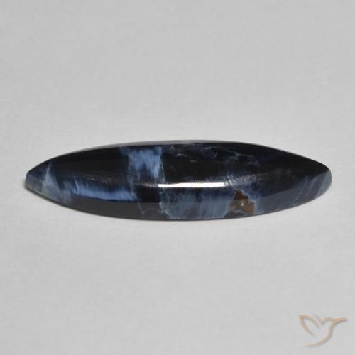 Pietersite Multicolore naturale da 3.67 ct, Taglio marquise, Opaco