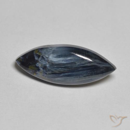 3.30ct Naturale Multicolore Pietersite, Taglio marquise, Opaco