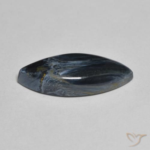 Pietersite Multicolore naturale da 3.30 ct, Taglio marquise, Opaco