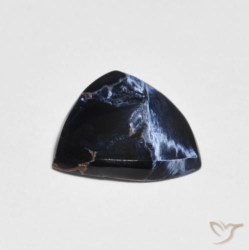 Pietersite Multicolore naturale da 1.80 ct, Taglio trillion, Opaco