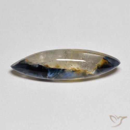 3.46ct Naturale Multicolore Pietersite, Taglio marquise, Traslucido