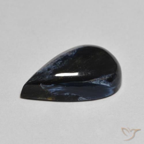 Pietersite Multicolore naturale da 4.12 ct, Forma a pera, Opaco