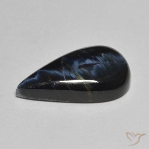 Pietersite Multicolore naturale da 5.44 ct, Forma a pera, Opaco