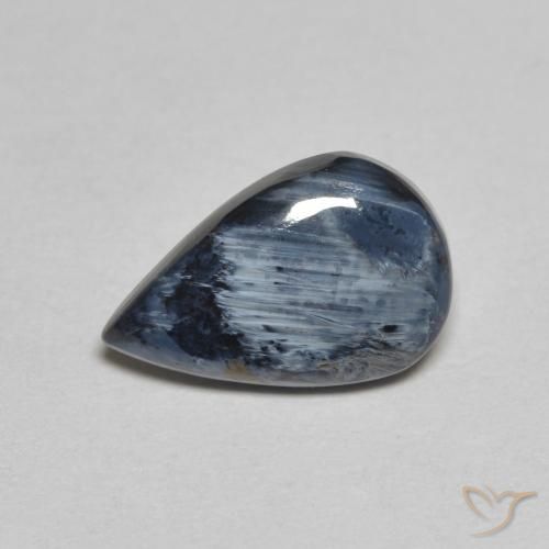 Pietersite Multicolore naturale da 1.58 ct, Forma a pera, Opaco