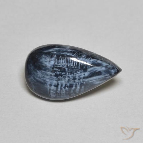 1.79ct Naturale Multicolore Pietersite, Forma a pera, Opaco