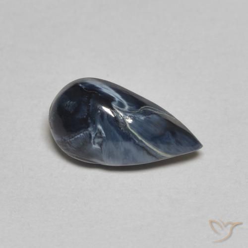 Pietersite Multicolore naturale da 0.95 ct, Forma a pera, Opaco