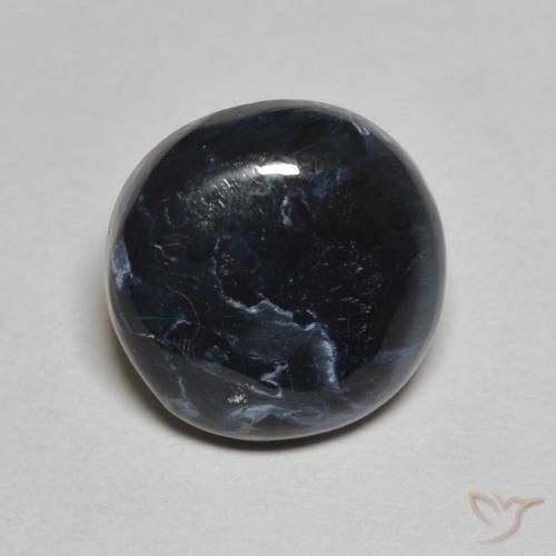 3.96ct Naturale Multicolore Pietersite, Rotondo, Opaco