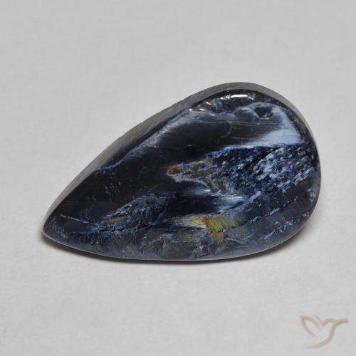 Pietersite Multicolore naturale da 4.73 ct, Forma a pera, Opaco