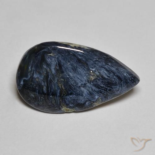 5.03ct Naturale Multicolore Pietersite, Forma a pera, Opaco
