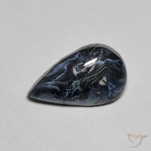 2.17ct Naturale Multicolore Pietersite, Forma a pera, Opaco