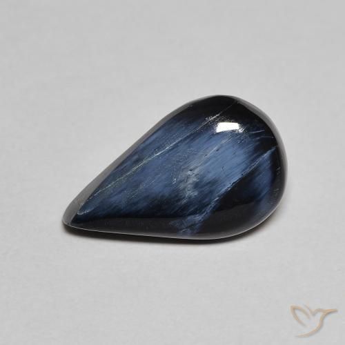2.65ct Naturale Multicolore Pietersite, Forma a pera, Opaco