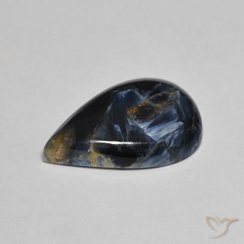 Pietersite Multicolore naturale da 2.85 ct, Forma a pera, Opaco