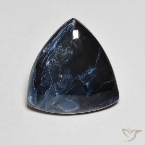 5.16ct Naturale Multicolore Pietersite, Taglio trillion, Opaco