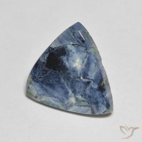 Pietersite Multicolore naturale da 3.26 ct, Taglio trillion, Opaco