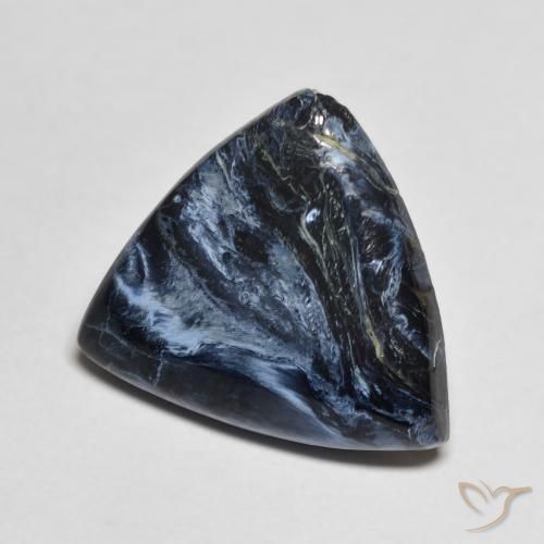 Pietersite Multicolore naturale da 6.97 ct, Taglio trillion, Opaco