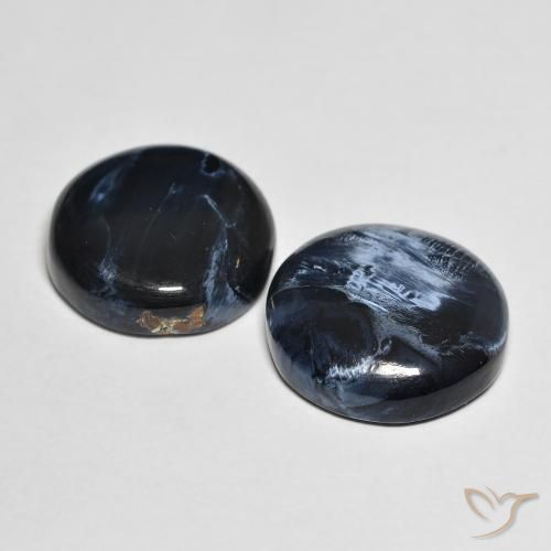 Gemme di Pietersite Multicolore naturale da 12.48 ct, Rotondo, Opaco