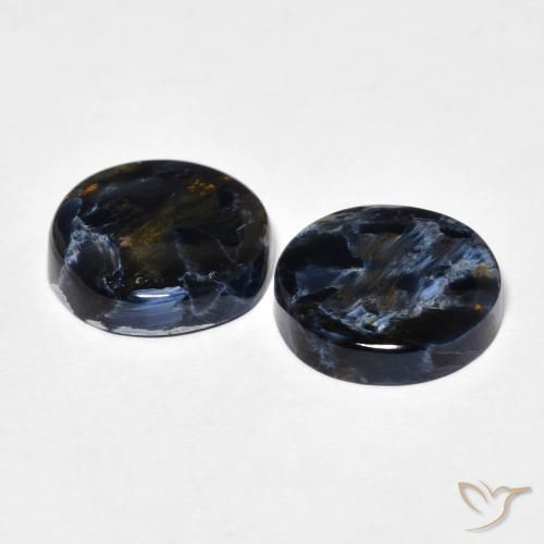 Gemme di Pietersite Multicolore naturale da 7.55 ct, Rotondo, Opaco
