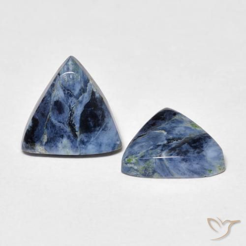 Gemme di Pietersite Multicolore naturale da 2.74 ct, Taglio trillion, Opaco