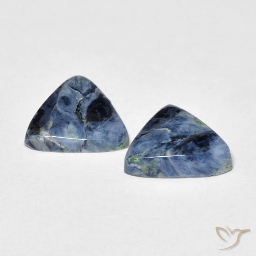 Gemme di Pietersite Multicolore naturale da 2.74 ct, Taglio trillion, Opaco