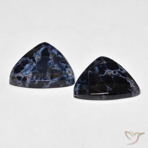 Gemme di Pietersite Multicolore naturale da 11.97 ct, Taglio trillion, Opaco
