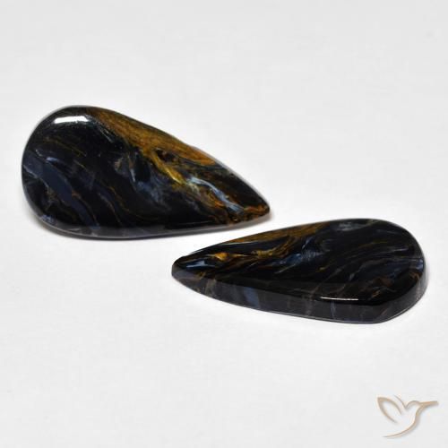 Gemme di Pietersite Multicolore naturale da 8.53 ct, Forma a pera, Opaco