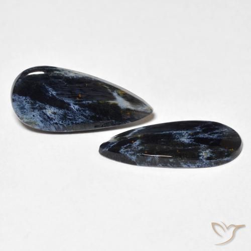 Gemme di Pietersite Multicolore naturale da 5.76 ct, Forma a pera, Opaco