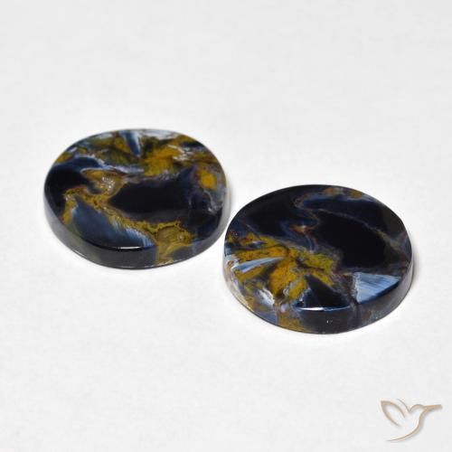 Gemme di Pietersite Multicolore naturale da 9.29 ct, Rotondo, Opaco
