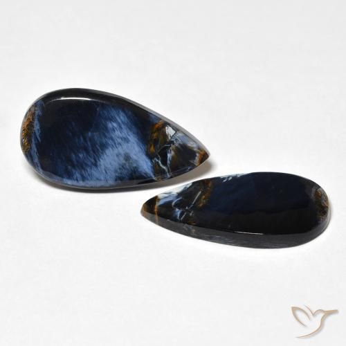 Gemme di Pietersite Multicolore naturale da 8.46 ct, Forma a pera, Opaco