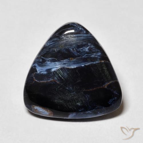 5.43ct Naturale Multicolore Pietersite, Taglio trillion, Opaco