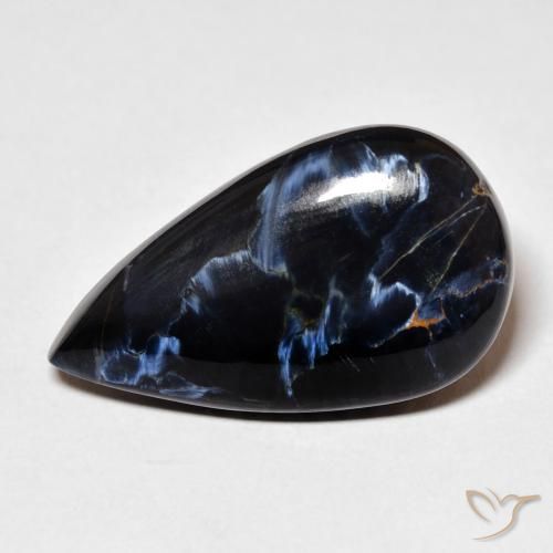 13.53ct Naturale Multicolore Pietersite, Forma a pera, Opaco