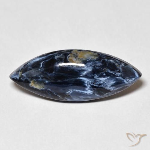 6.42ct Naturale Multicolore Pietersite, Taglio marquise, Opaco