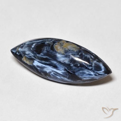 Pietersite Multicolore naturale da 6.42 ct, Taglio marquise, Opaco