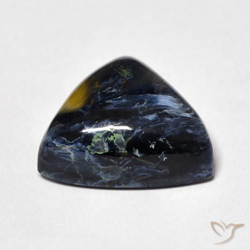 Pietersite Multicolore naturale da 6.60 ct, Taglio trillion, Opaco