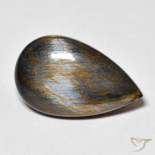 Pietersite Multicolore naturale da 10.50 ct, Forma a pera, Opaco