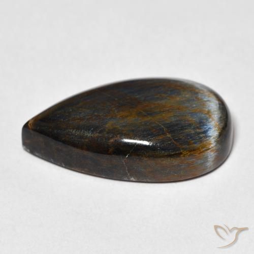 Pietersite Multicolore naturale da 10.50 ct, Forma a pera, Opaco