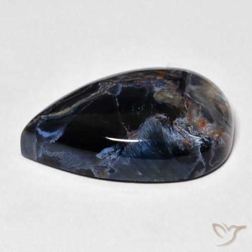 Pietersite Multicolore naturale da 13.01 ct, Forma a pera, Opaco