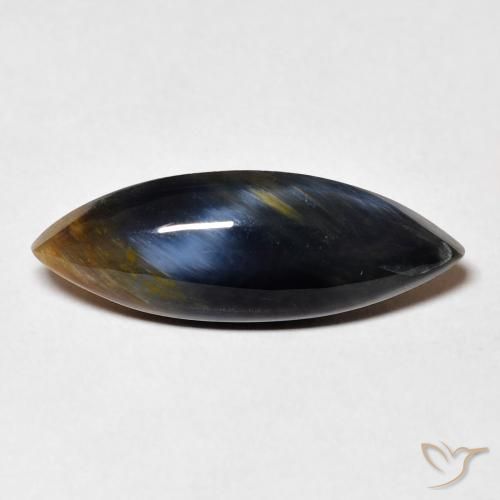 5.19ct Naturale Multicolore Pietersite, Taglio marquise, Opaco