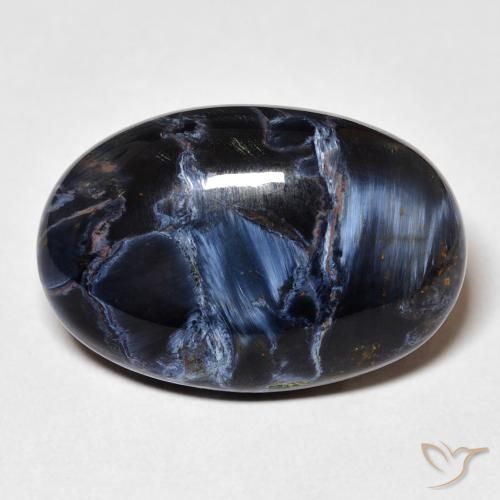 17.97ct Naturale Multicolore Pietersite, Ovale, Opaco