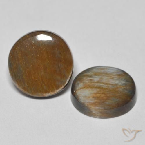 Gemme di Pietersite Multicolore naturale da 5.03 ct, Rotondo, Opaco