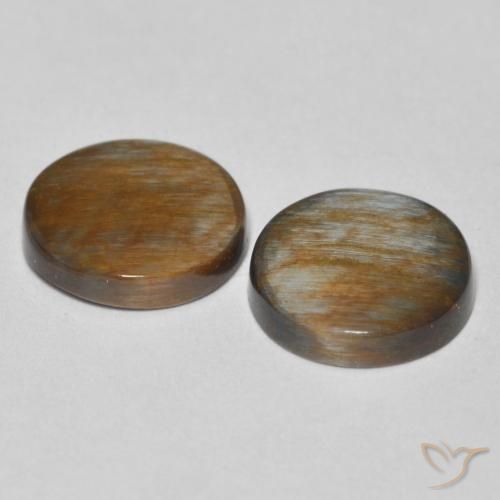 Gemme di Pietersite Multicolore naturale da 5.03 ct, Rotondo, Opaco