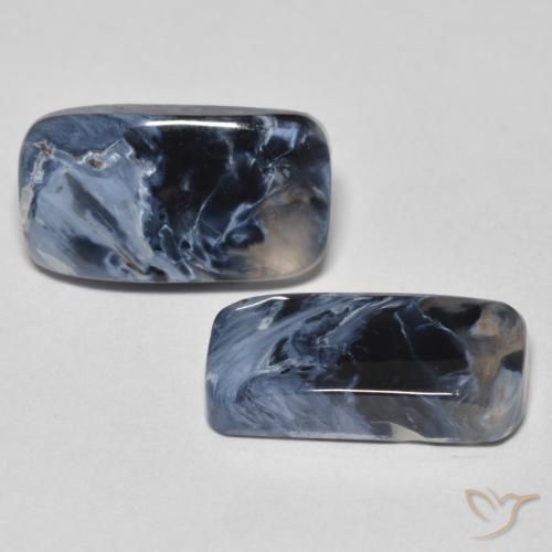 Gemme di Pietersite Multicolore naturale da 8.73 ct, Taglio a baguette, Opaco