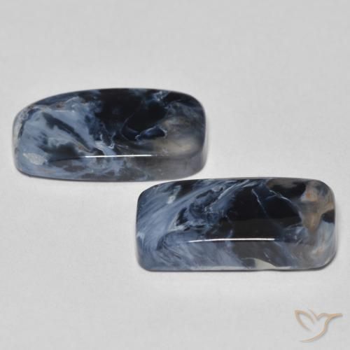 Gemme di Pietersite Multicolore naturale da 8.73 ct, Taglio a baguette, Opaco