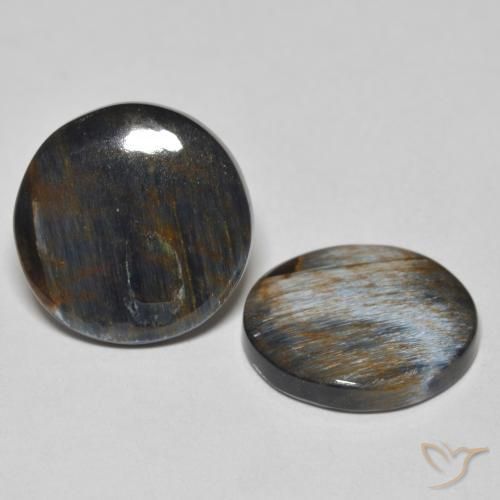 Gemme di Pietersite Multicolore naturale da 11.65 ct, Rotondo, Opaco