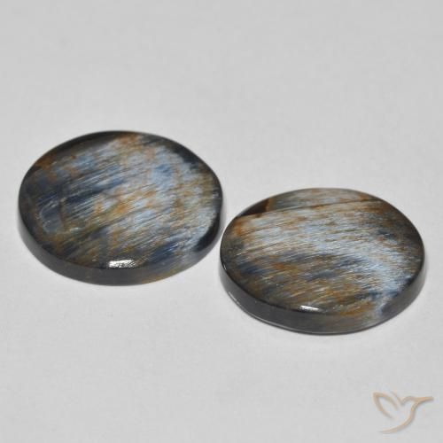 Gemme di Pietersite Multicolore naturale da 11.65 ct, Rotondo, Opaco