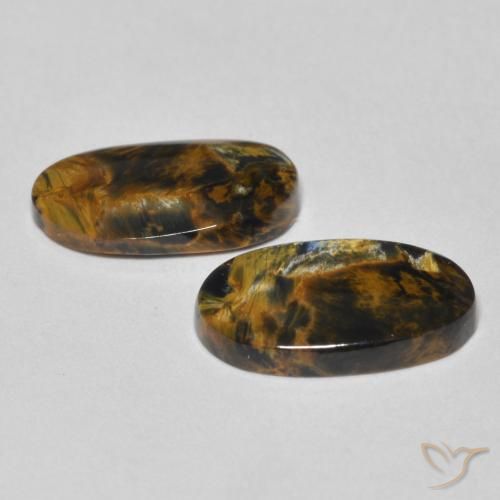Gemme di Pietersite Multicolore naturale da 4.37 ct, Ovale, Opaco