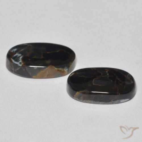 Gemme di Pietersite Multicolore naturale da 5.53 ct, Ovale, Opaco