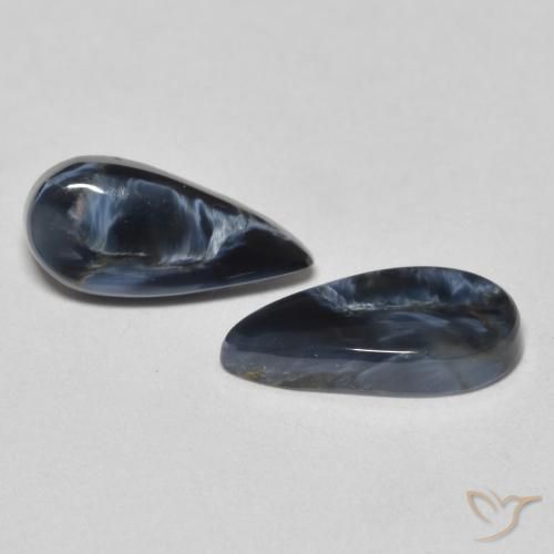 Gemme di Pietersite Multicolore naturale da 2.60 ct, Forma a pera, Opaco
